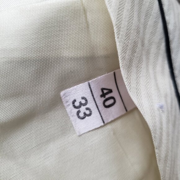 VTG Mani Giorgio Armani Suit 40R Barneys Charcoal Double Breasted Pleated Pants - Picture 14 of 16